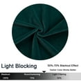thumbnail image 5 of 2 Pcs Velvet Curtain Valance, Rod Pocket Shading Tier Curtains, 5 of 8