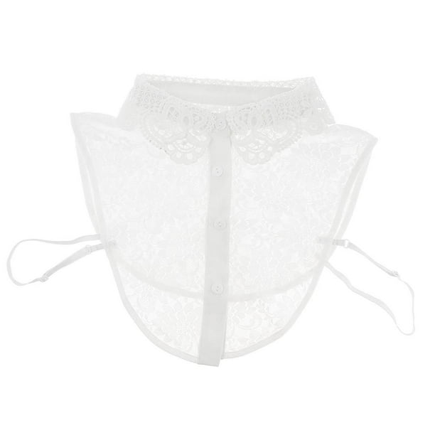 Collar Falso de Encaje Gasa Perfecl Media Extraíble Accesorios