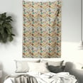 thumbnail image 3 of Pirates Tapestry, Cheerful Sketch Cartoon Pattern with Adventurous Sea Travel Piracy Theme Elements, Wall Hanging for Bedroom Living Room Dorm Decor, 60W X 80L Inches, Multicolor, by Ambesonne, 3 of 5