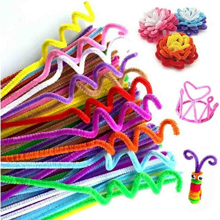 Casewin Pipe Cleaners for Children, Arts & Crafts Supplies for Kids, Pack  of 100 Pipe Cleaners Craft Kit, Arts & Crafts, Decorating,Activities for  Kids, Crafting, DIY Animals 