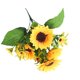 thumbnail image 5 of KAKOWELY 1 ramo de girasol artificial para decoración del hogar (amarillo), 5 of 5