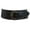 Black, variant on Ladies 3" (75 mm) Wide High Waist Round Disk Linked Braided Cowhide Top Full Grain Leather Belt