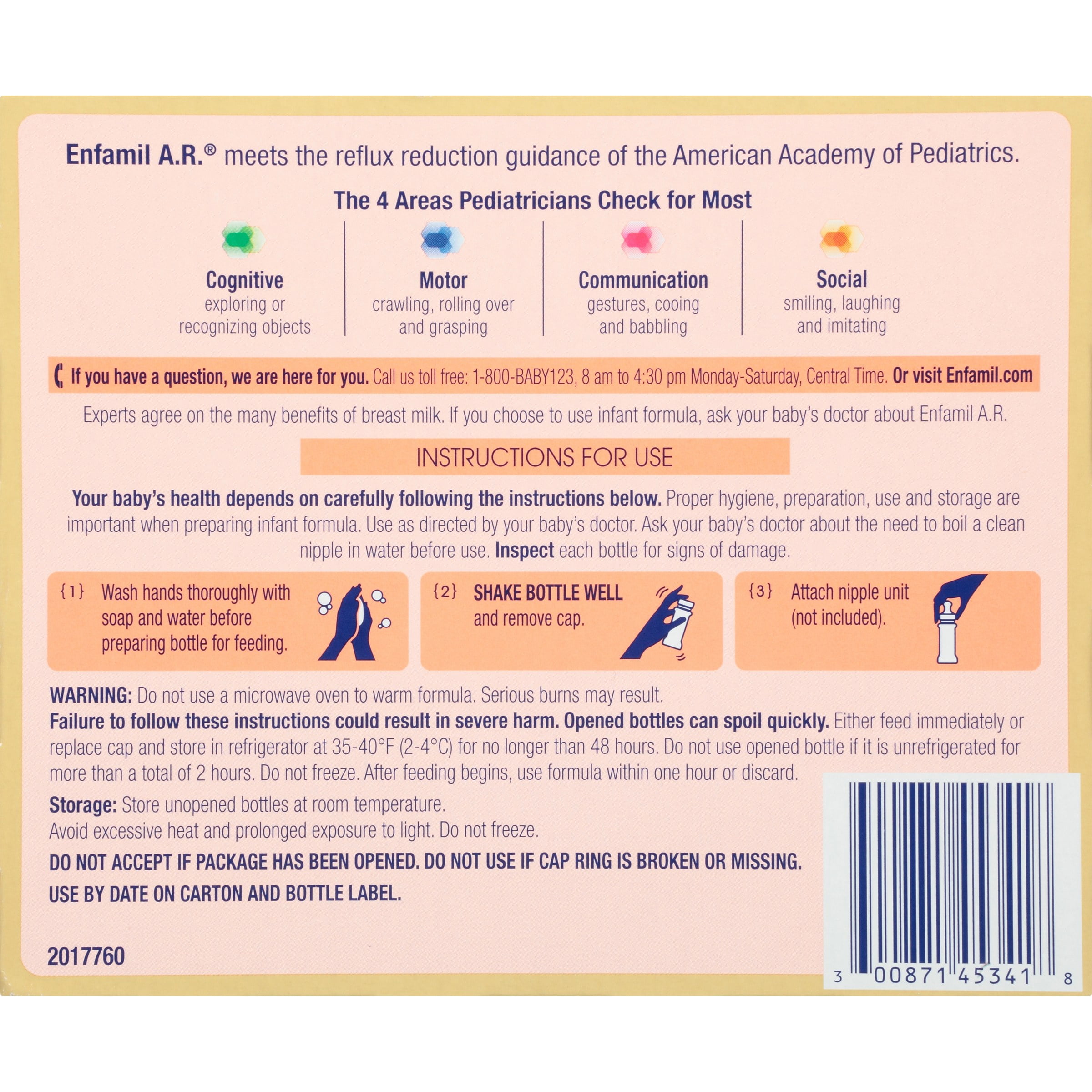 Enfamil Ar Nutrition Facts Blog Dandk