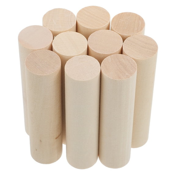DIY Wood Material Beige Synthetic Carving Rods for Crafts and Classroom Use 10pcs