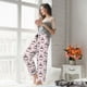thumbnail image 5 of Fotbe Cute Cupcake Pantalones de Pijama para Mujer, Pantalones de Dormir, Pantalones Pj con Cordón y Bolsillos-XX-Large, 5 of 6