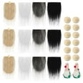 thumbnail image 2 of 4x Faux Pre-Cut Gnome Beard Christmas Faux Fabric Small Unfinished Wooden Balls for Gnome Nose DIY Dwarf Dolls Christmas Party Cosplay Supplie, 2 of 4