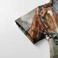 thumbnail image 6 of LIBRCLO Toddler Button Down Shirts for Boys Size 3 Years Short Sleeve Summer Beach Shirts Casual Cowboy Prints Shirt Multicolor, 6 of 8