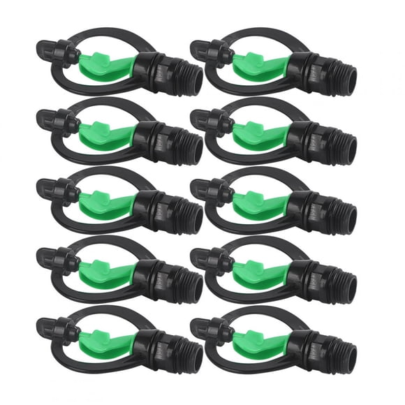 10Pcs Sprinkler Heads,Plastic G1/2in Spray Sprinkler Butterflies Rain Shaped Nozzle Agricultural Irrigation for Home Garden