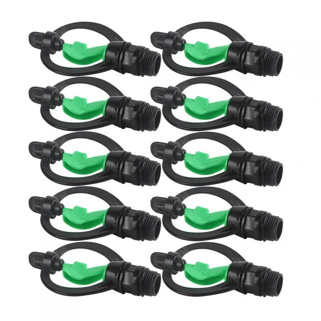 Arroseur 4.3 X 2.8 X 1.2 Po, Buse en Forme de Pluie Résistante à la Corrosion, pour Serre Pelouse Jardin Fermier