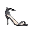 thumbnail image 1 of Nina Womens Veniza Leather Open Toe Evening Heels Black 7.5 Medium (B,M), 1 of 3