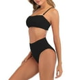 thumbnail image 4 of WREESH Women'S Female Split Swimsuit High Waist Plus Size Swimsuit, 4 of 9