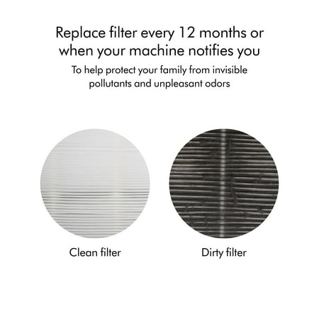 Dyson - Genuine Air Purifier Replacement Filter (HP01, HP02, DP01) 360° Glass HEPA Filter - Green/White