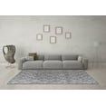 thumbnail image 3 of Ahgly Company Indoor Square Abstract Gray Modern Area Rugs, 4' Square, 3 of 4
