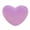 Purple, variant on Red Heart Plush Pillow 4-Inch Soft Stuffed Cushion for Home Decoration Comfort Gift Holiday Festival Love Token