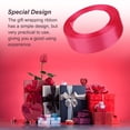 thumbnail image 4 of Gift Wrap Ribbon Wedding Decorations Clothes Making Supply DIY Craft Accessories Light-weight Polyester Ribbons for Ornaments Watermelon Red 65, 4 of 6