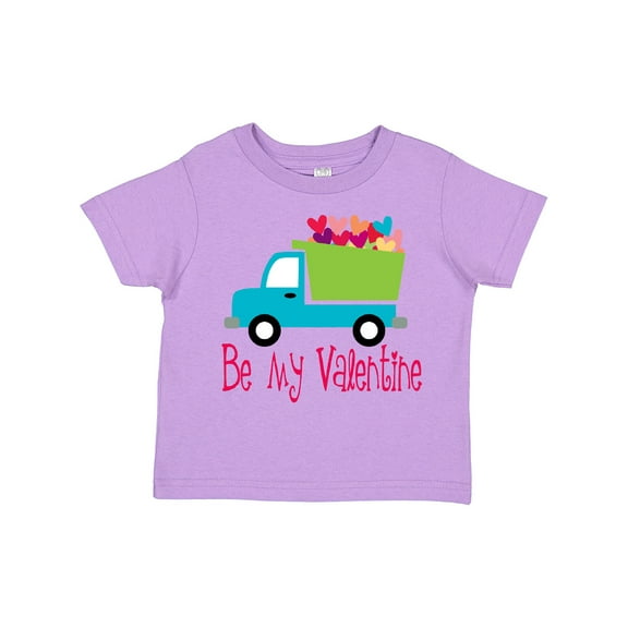 Inktastic Be My Valentine Heart Truck Boys or Girls Toddler T-Shirt