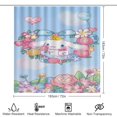 4PCS Cinnamoroll Shower Curtain Set with NonSlip Rugs Toilet Lid Cover