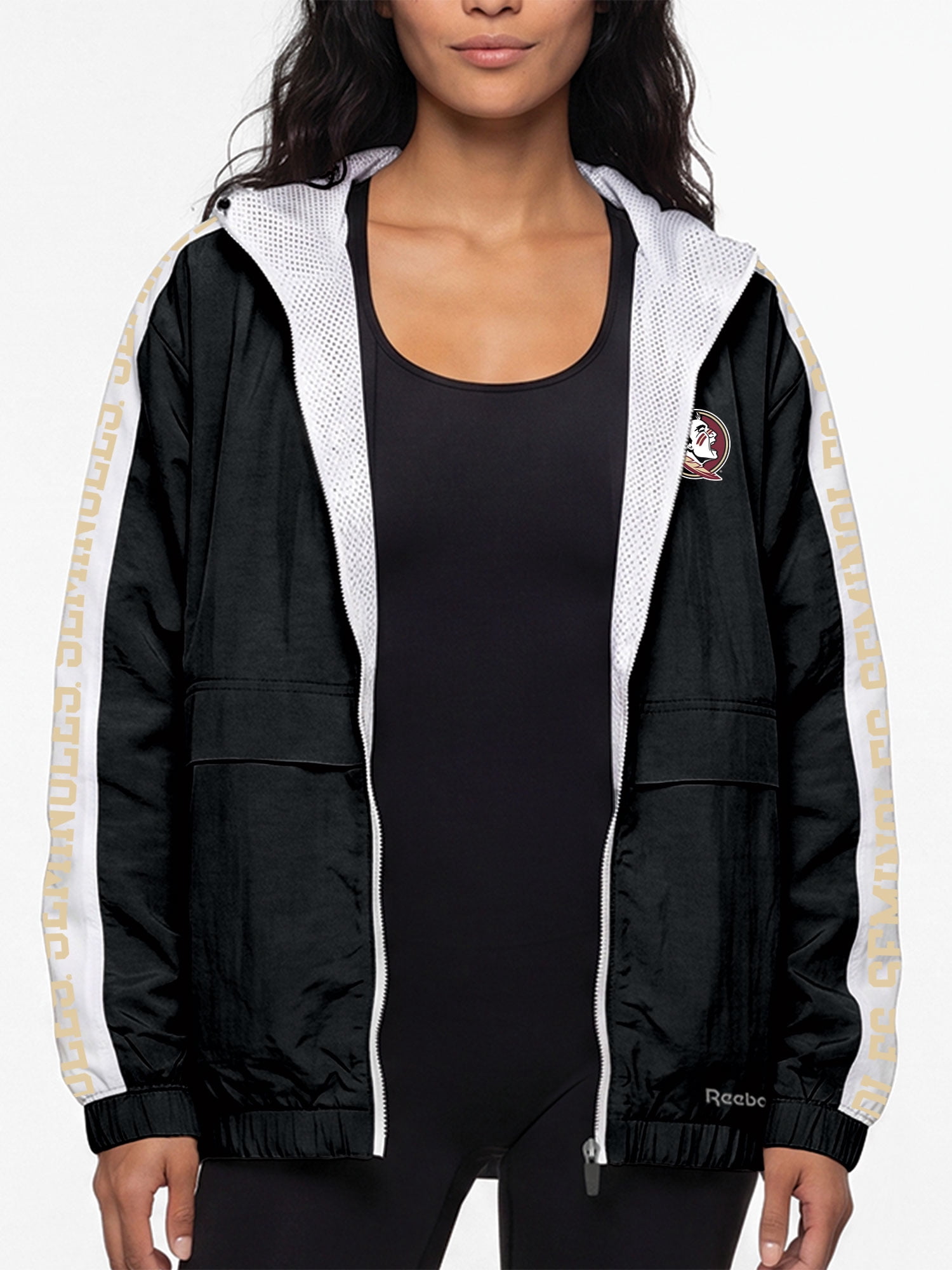 Florida State Seminoles Reebok Womens Colorblocked Full Zip Jacket
