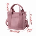 thumbnail image 2 of Small Tote Bag with Zipper Tote Bag for Women Capacity Multi-Pocket Canvas Bag Fashion Canvas Crossbody Bag Shoulder Bag Purses Messenger Bag,Tote Bags, 2 of 6