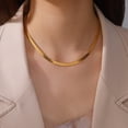 thumbnail image 4 of Skyrim-collar de cadena de serpiente de acero inoxidable para hombre y mujer, Gargantilla de espiga de Color dorado, cadenas para el cuello, joyería de tendencia, regalo popular, 2023, 4 of 4