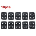 thumbnail image 4 of 10PCS Small Hinges Mini Plastic Black Door Bearing Butt Cabinet ABS Hinge, 4 of 4