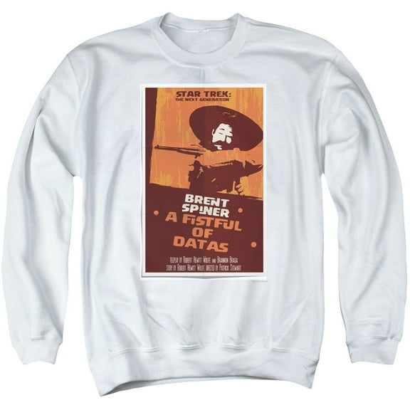 Star Trek Tng Season 6 Episode 8 Adult Crewneck Sweatshirt White