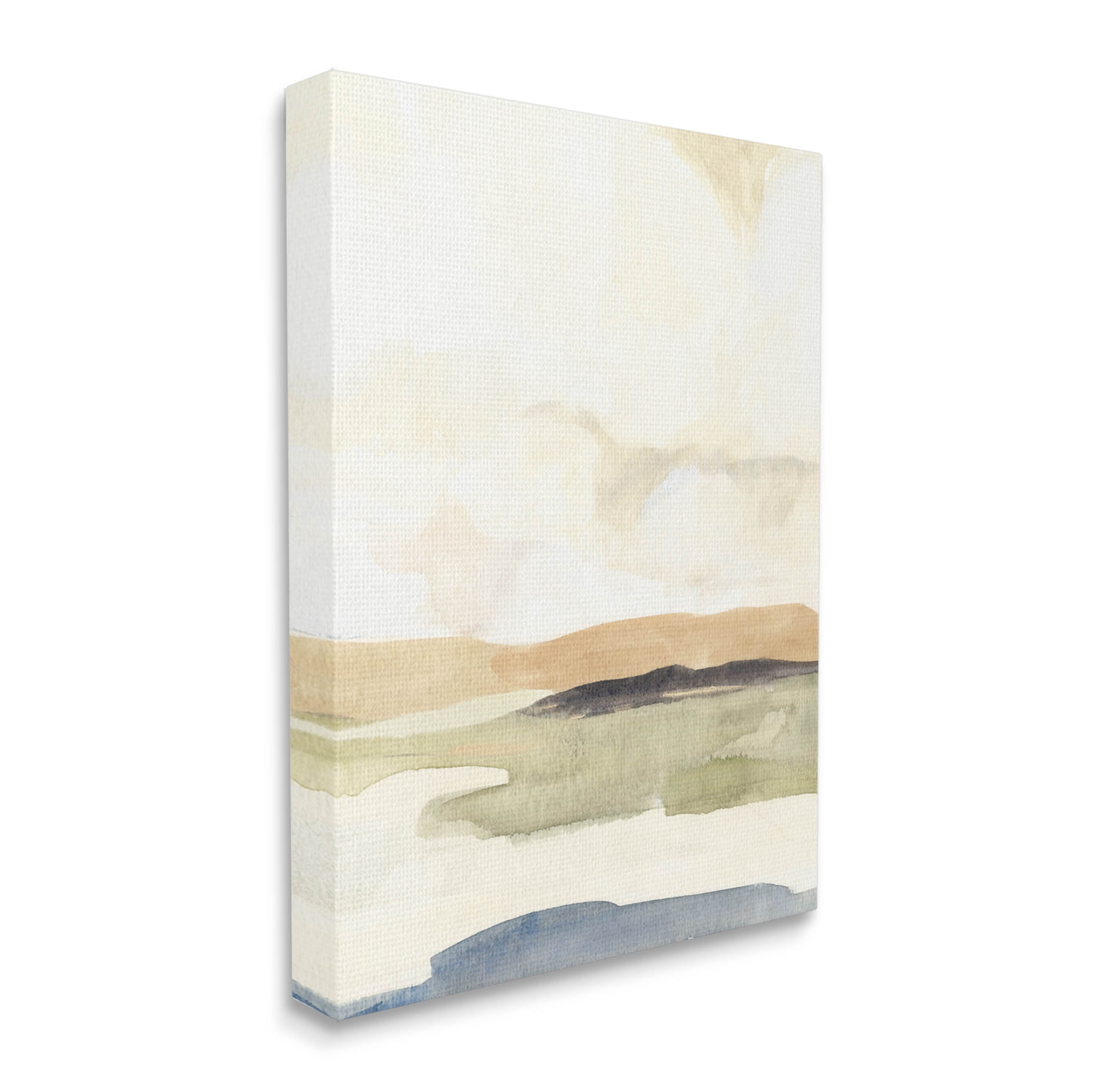 Stupell Industries Rural River Landscape Scenery Painting Gallery Wrapped Canvas Print Wall Art, Design by Annie Warren