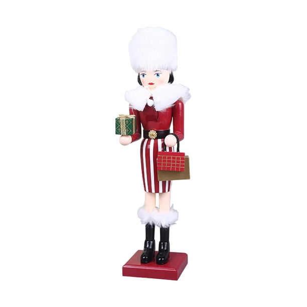 Adorno de Cascanueces de 38 cm, Estatua de Cascanueces, Regalos Únicos, Decoración Navideña