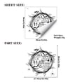 thumbnail image 6 of Halloween Window Clings, Halloween Spider Bat Static Stickers, Removable PVC Indoor Decals for Glass Door Party Decorations, 1 Sheet 11.81in, 6 of 7