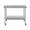 Silver 178, variant on 36 x 24 Stainless Steel Commercial Work Table with Undershelf and Wheels for Restaurant and Home Kitchen Prep