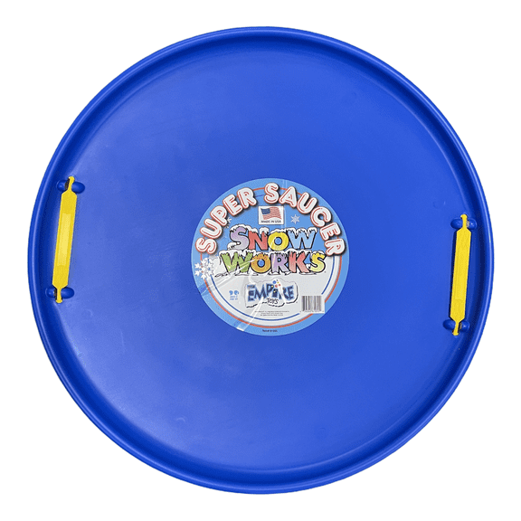 Super Saucer 28 Inch Round Snow Sled | Blue