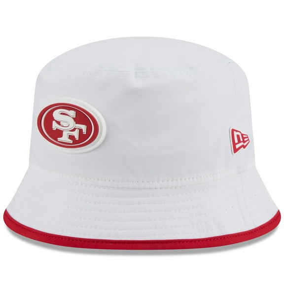 Men's New Era  White San Francisco 49ers 2025 NFL Training Camp Stretch Bucket Hat