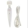 Massager Mini - Ultra Powerful Compact Travel Massager with Built-in Rechargeable Battery - Small Size, 2 Speeds, White - Great for Sore Muscles
