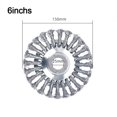 thumbnail image 1 of Weeding Wheel Disc Type Twisted Wire Wire Wheel Specially Used For Lawn Mowers 6 inches, 1 of 9