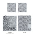 thumbnail image 6 of Mainstays Super Soft Brushed Microfiber Bed Sheet Set, Grey Hayden Paisley Print, Queen, 4 Piece, 6 of 13