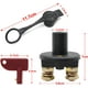 thumbnail image 2 of Paquete de 4 desconectores de batería de automóvil de 12 V/24 V, interruptor de corte de energía, interruptor de apagado de emergencia, 2 of 5