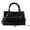 Black, variant on Fashion portable bag fashion pu shoulder bag casual Joker diagonal small bag-white