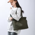 thumbnail image 2 of Bolso Ligero Mano Oxford Hombro Cincha Lateral Universitario Con Cordón para Mujer, 2 of 9