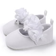 thumbnail image 2 of Otqutp Little Kid Comfortable&nbsp;Sneakers Children Baby Casual Shoes Floor Sports Shoes Flat Soles Lightweight Soft Solid Color Hook Loop Flowers, 2 of 8