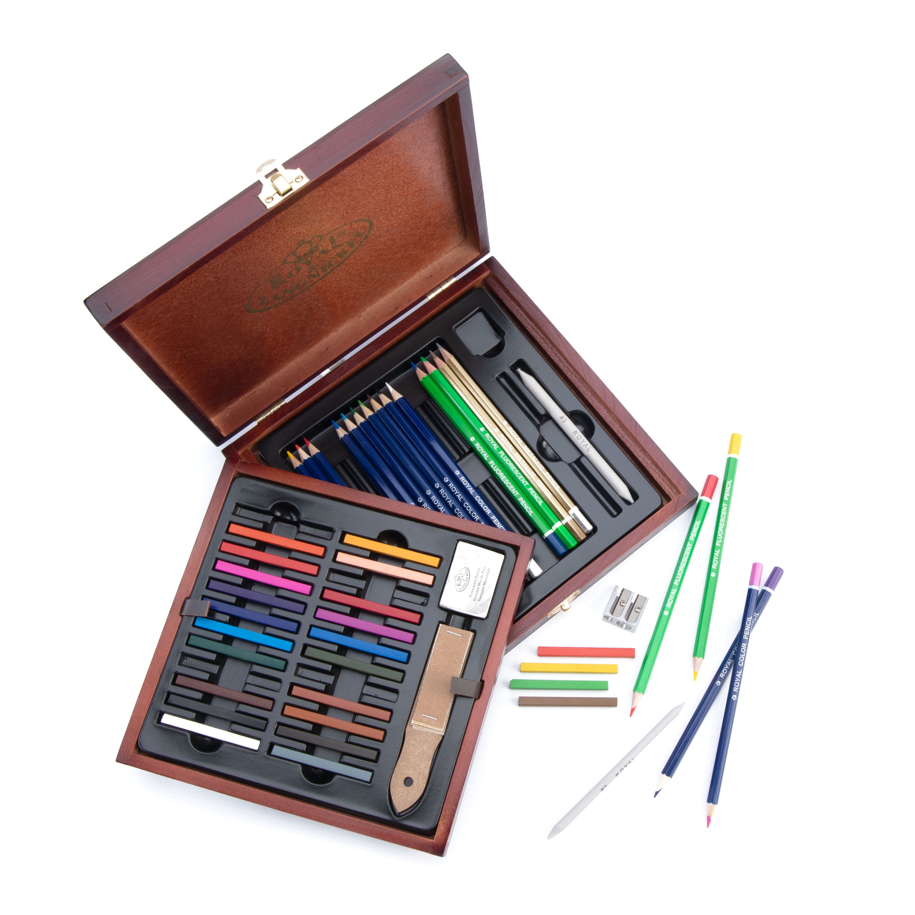 Beginners Artist Box Set Sketching Pad & Drawing Pencils Manninki