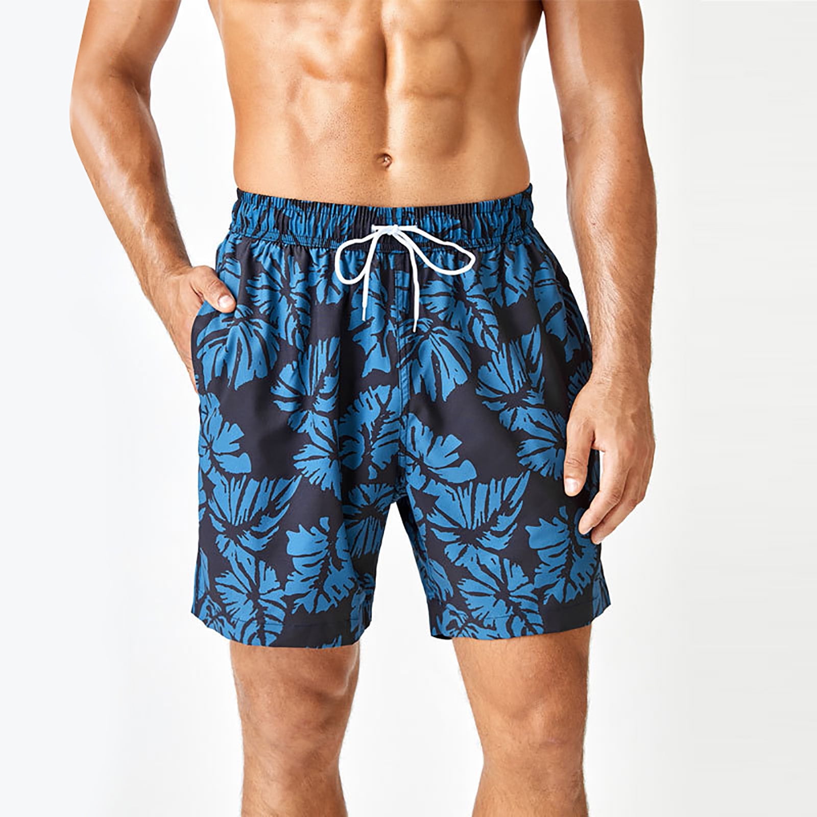 Mens Printed Swimming Beach Surfing Shorts Trousers in Spring and Summer