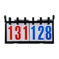 thumbnail image 2 of Table Top Scoreboard Score Keeper Team Games Competición 6 Digit Scorekeeper Score Board para tenis de mesa Bádminton de interior Fútbol Béisbol kusrkot Marcador, 2 of 8