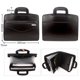 thumbnail image 5 of Bolsa de documentos de negocios, maletín de trabajo de mensajero, carpeta extensible de tela impermeable para reuniones, oficina y hogar JAMW Sencillez, 5 of 5