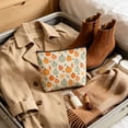 thumbnail image 5 of OCCOA Fall Zipper Makeup Bag with Pumpkin Maple Print Large Capacity Portable Toiletry Pouch for Travel Office Daily Storage, B, 5 of 6