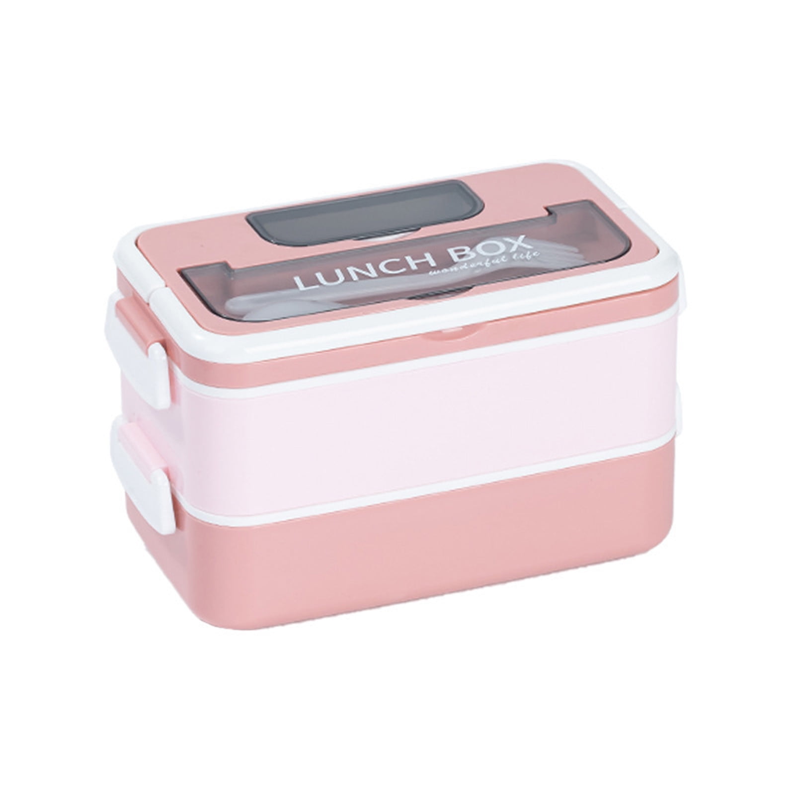 SHIMOYAMA Microwave Lunch Boxes Can Be Heated Glass Bento Box with Lid  Fresh-Keeping Sealed Leakproof Kids Adult Food Container