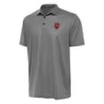 thumbnail image 2 of Men's Antigua White/Black Indiana Hoosiers Rings Polo, 2 of 3