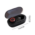 thumbnail image 3 of Noise Cancelling Wireless Earbuds,6 Mics ENC Clear Call, IPX8 Waterproof, in Ear Bluetooth 5.3 Headphones Stereo Bass Ear Buds 59H Playtime with LED Display 32 EQs via APP, 3 of 9