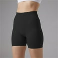 thumbnail image 3 of Gibobby Shorts Yoga Pantalones de yoga de cadera de melocotón para mujer Fitness Elástico Transpirable Levantamiento de cadera Deportes casuales Pantalones de fitness para cor(Negro, S), 3 of 5