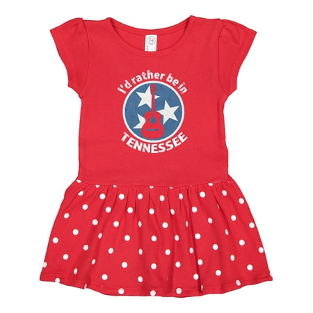 

Inktastic I d Rather Be in Tennessee Gift Baby Girl Dress