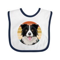 Inktastic Border Collie Cute Dog Boys or Girls Baby Bib